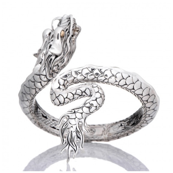 John Hardy Jewelry - Jhon Hardy silver Cuff Naga bracelet
